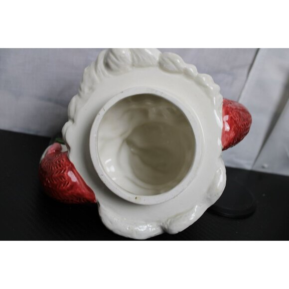 Fitz And Floyd 1996 Whimsical Merry And Bright Santa Cookie Jar - Picture 9 of 9